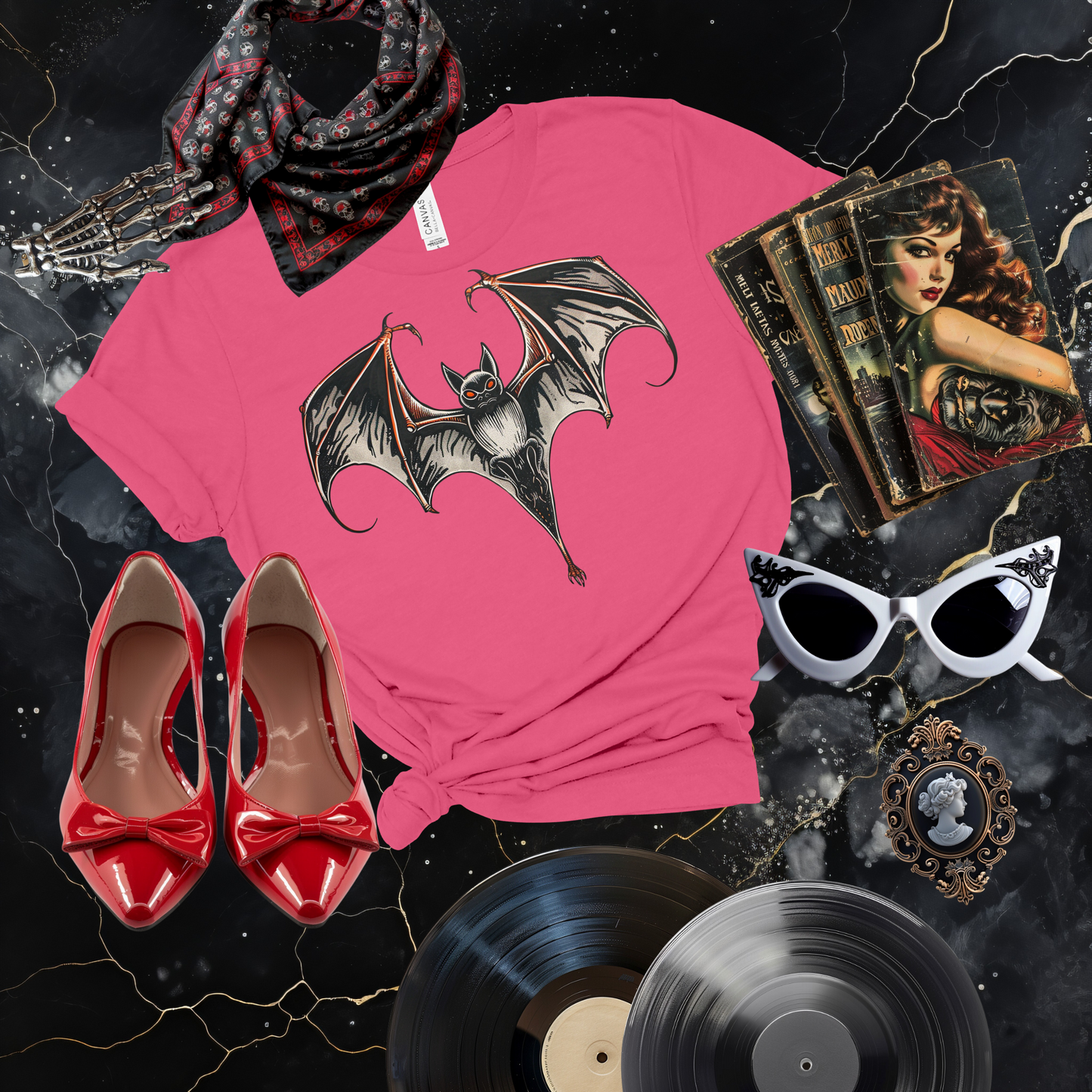 Boldly Batty Front Image T-Shirt