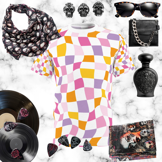 Rainbow Checkerboard Tee
