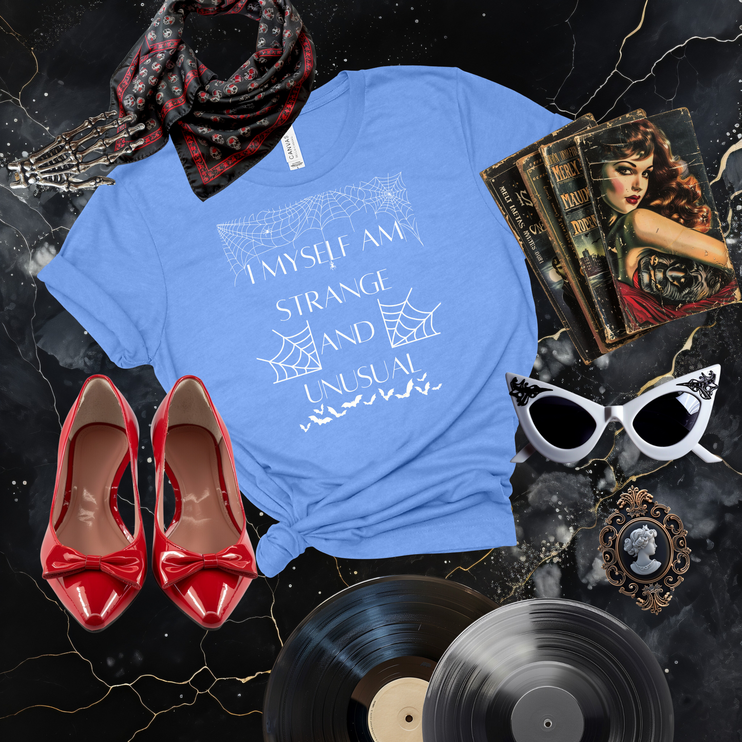 I Myself am Strange and Unusual Web T-Shirt