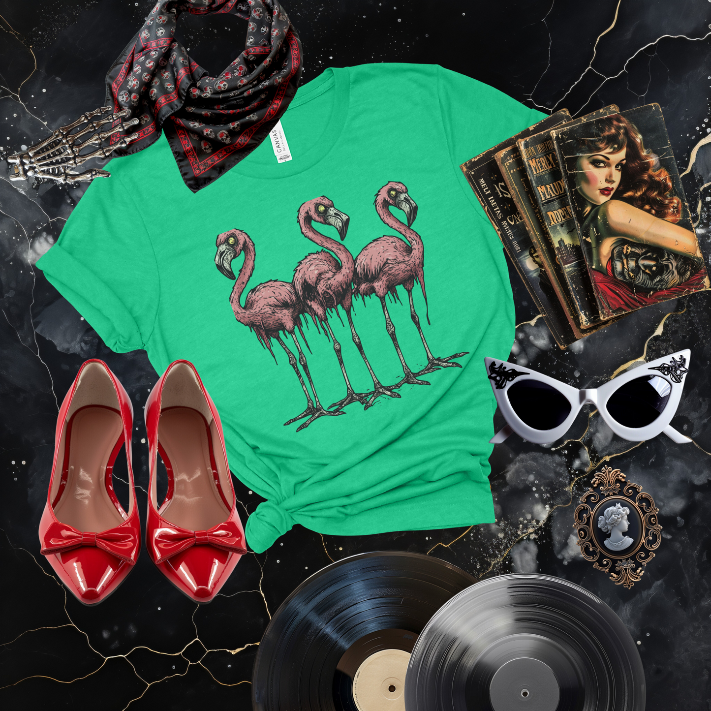 Zombie Flamingos T-Shirt