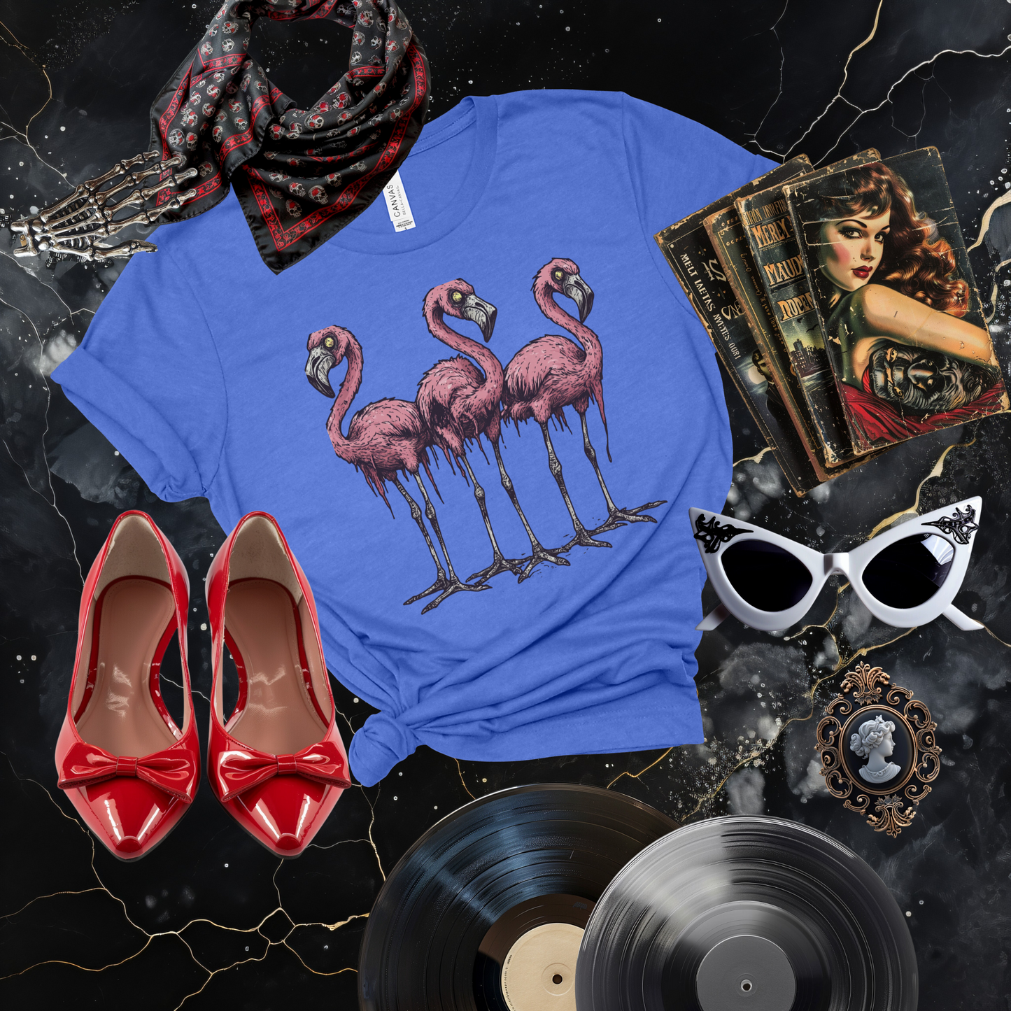 Zombie Flamingos T-Shirt