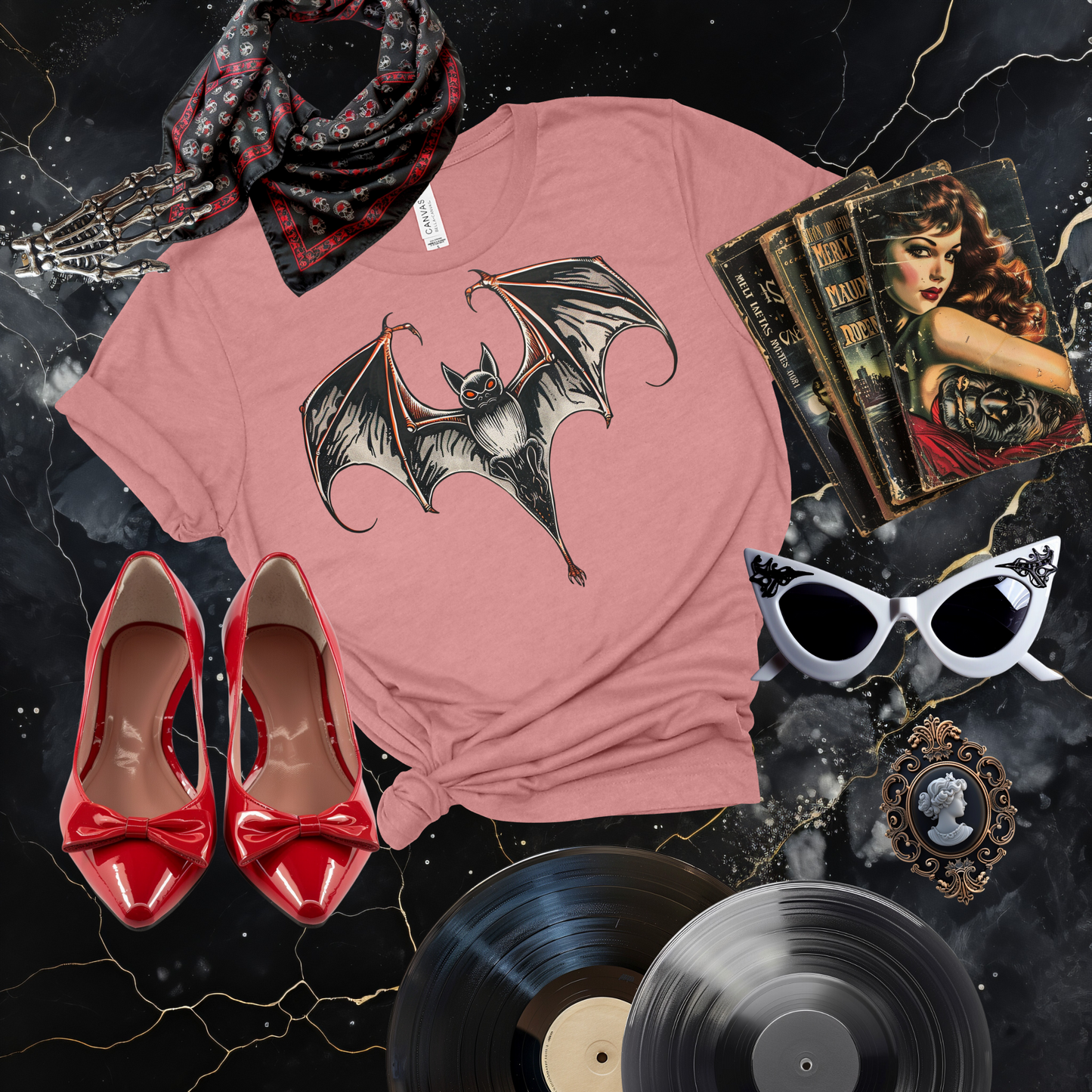 Boldly Batty Front Image T-Shirt