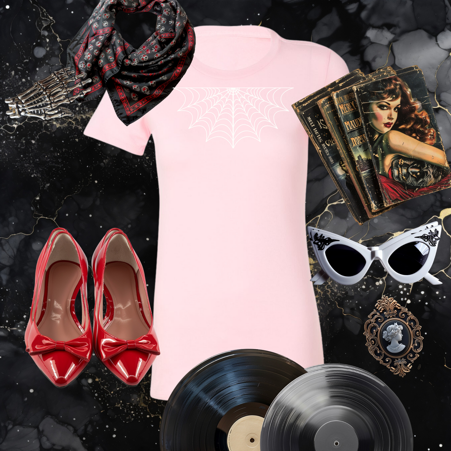 Under Her Web Tee