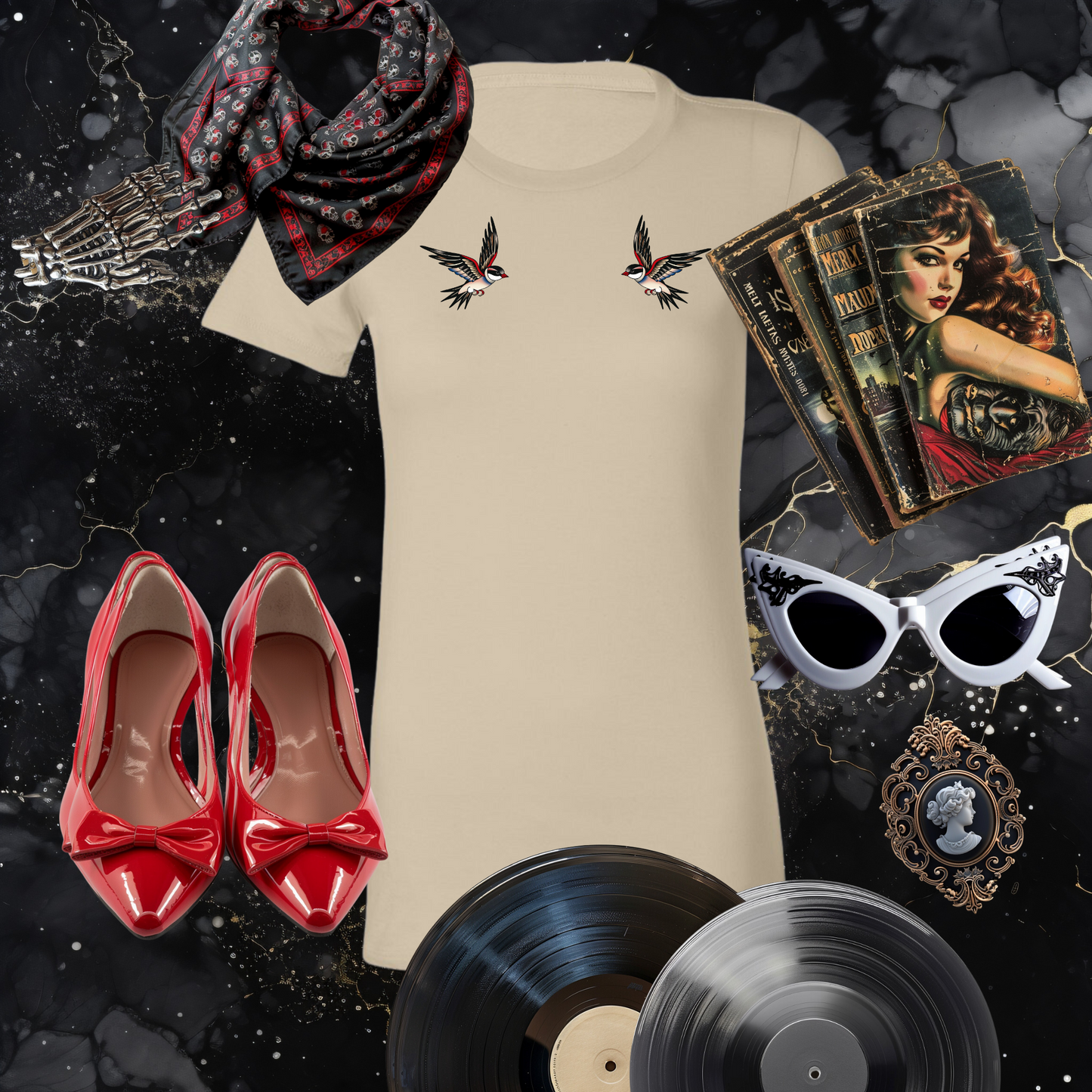 Swallow Tattoo Tee