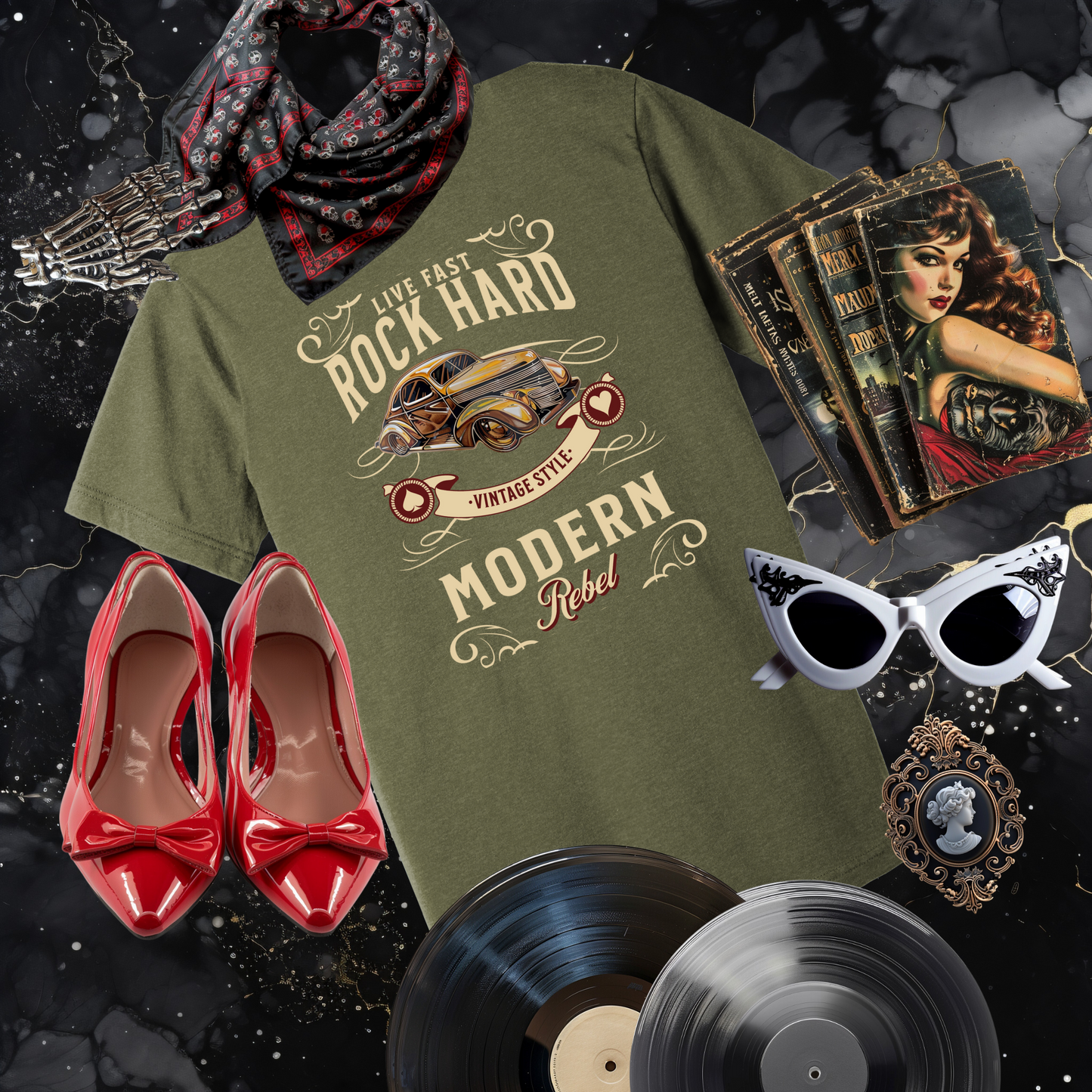 Rock Hard Modern Rebel T-Shirt