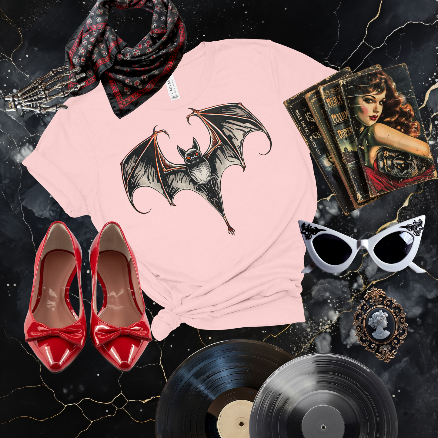 Boldly Batty Front Image T-Shirt