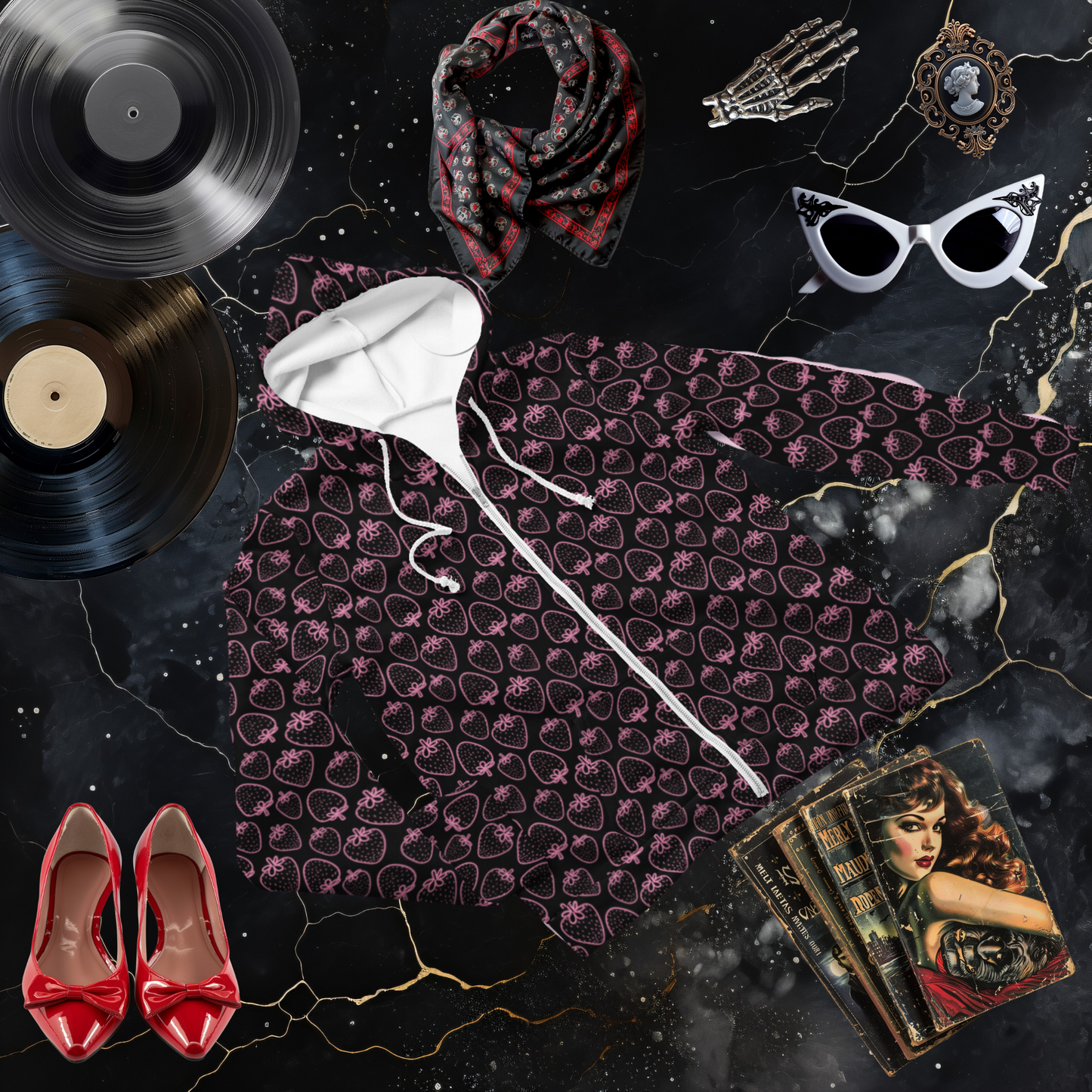 Berry Bliss Zip Hoodie