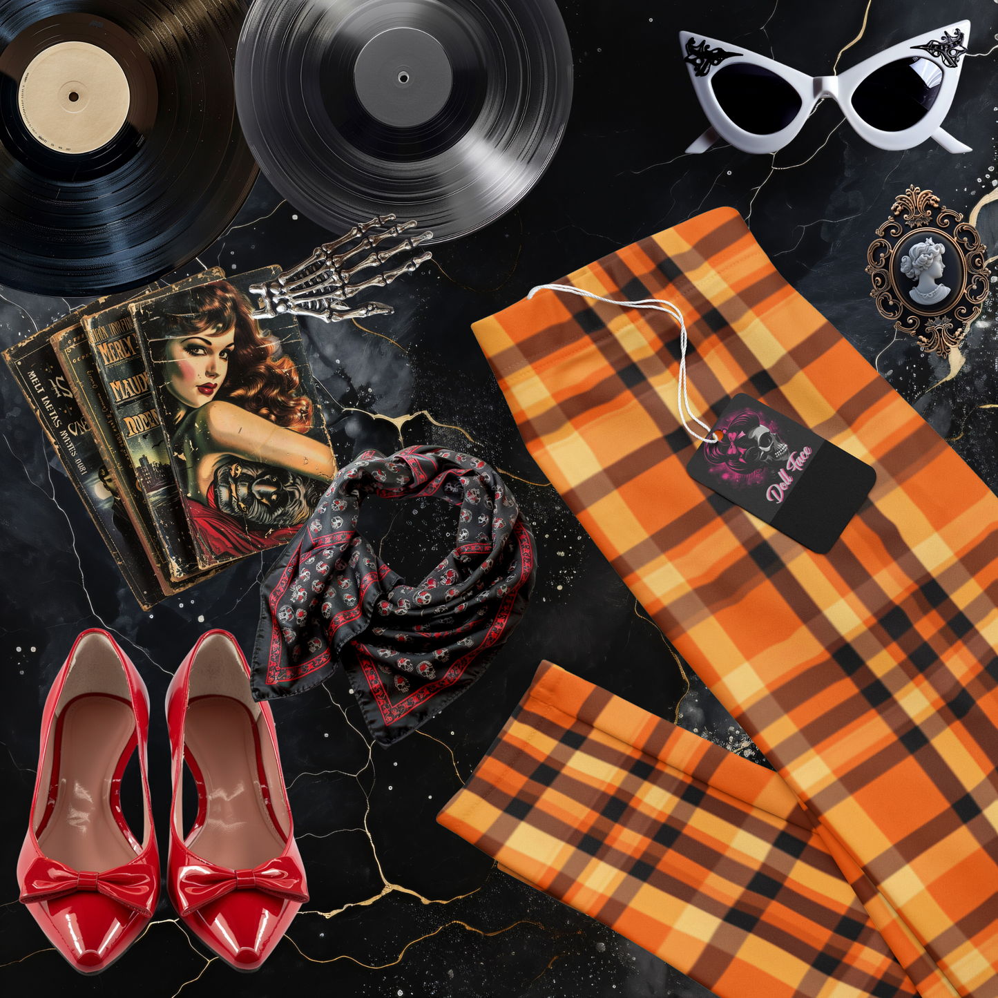 Harvest Plaid Leggings