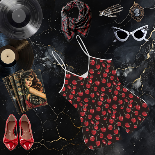 Ruby Red Romance Romper Jumpsuit