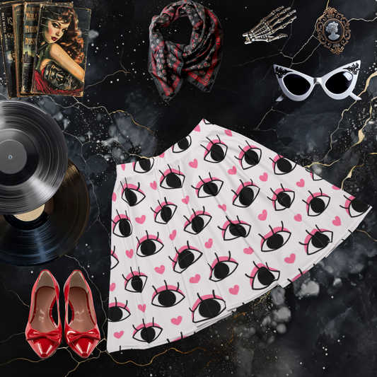I Love What I See Skater Skirt