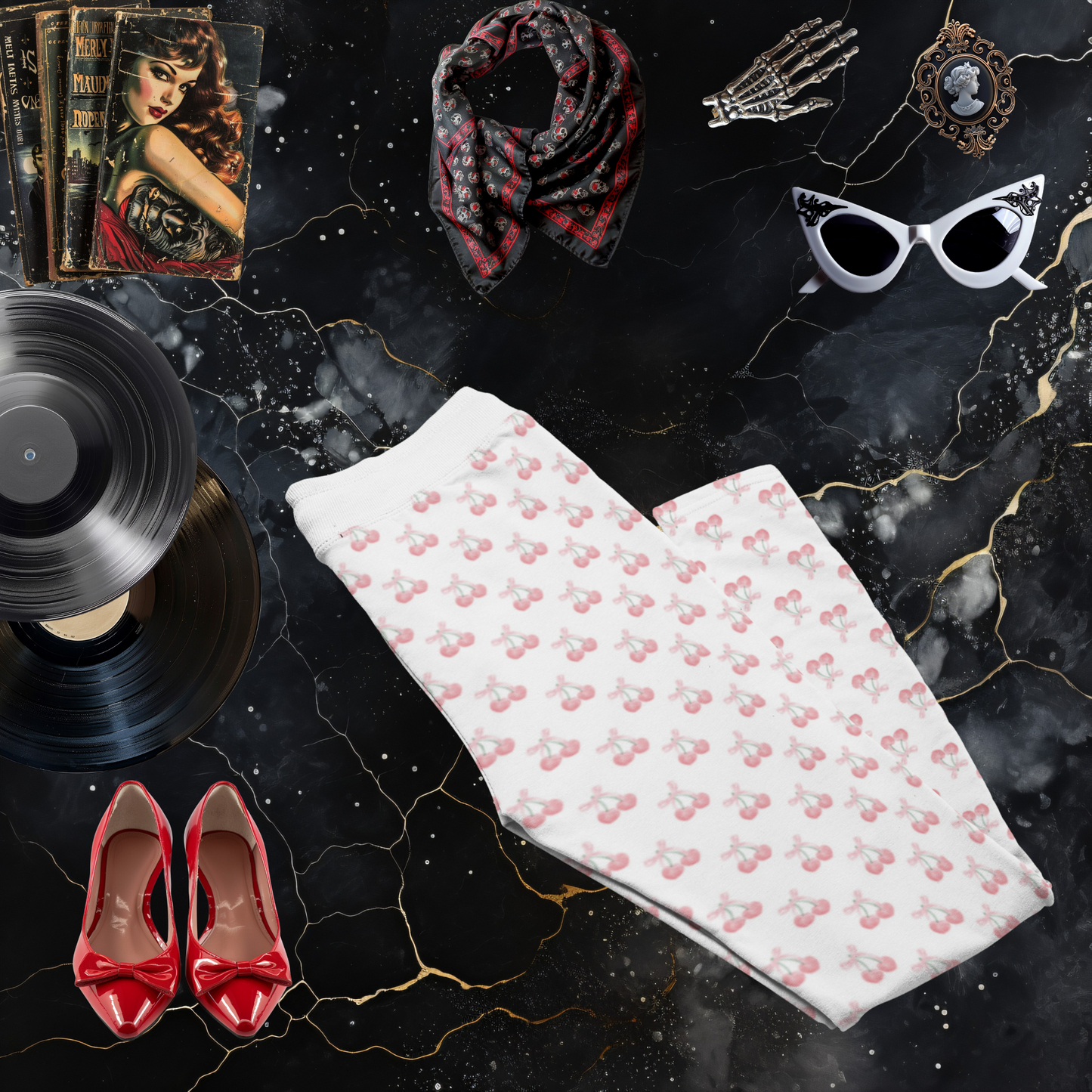 Coquette Cherry Leggings