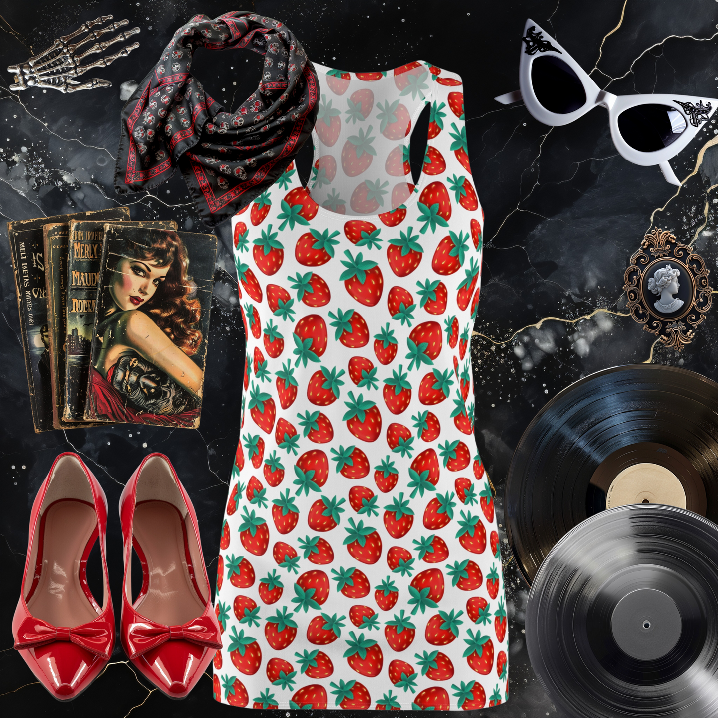 Strawberry Racerback Dress