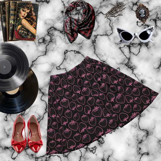 Sweet Berry Bliss Skater Skirt