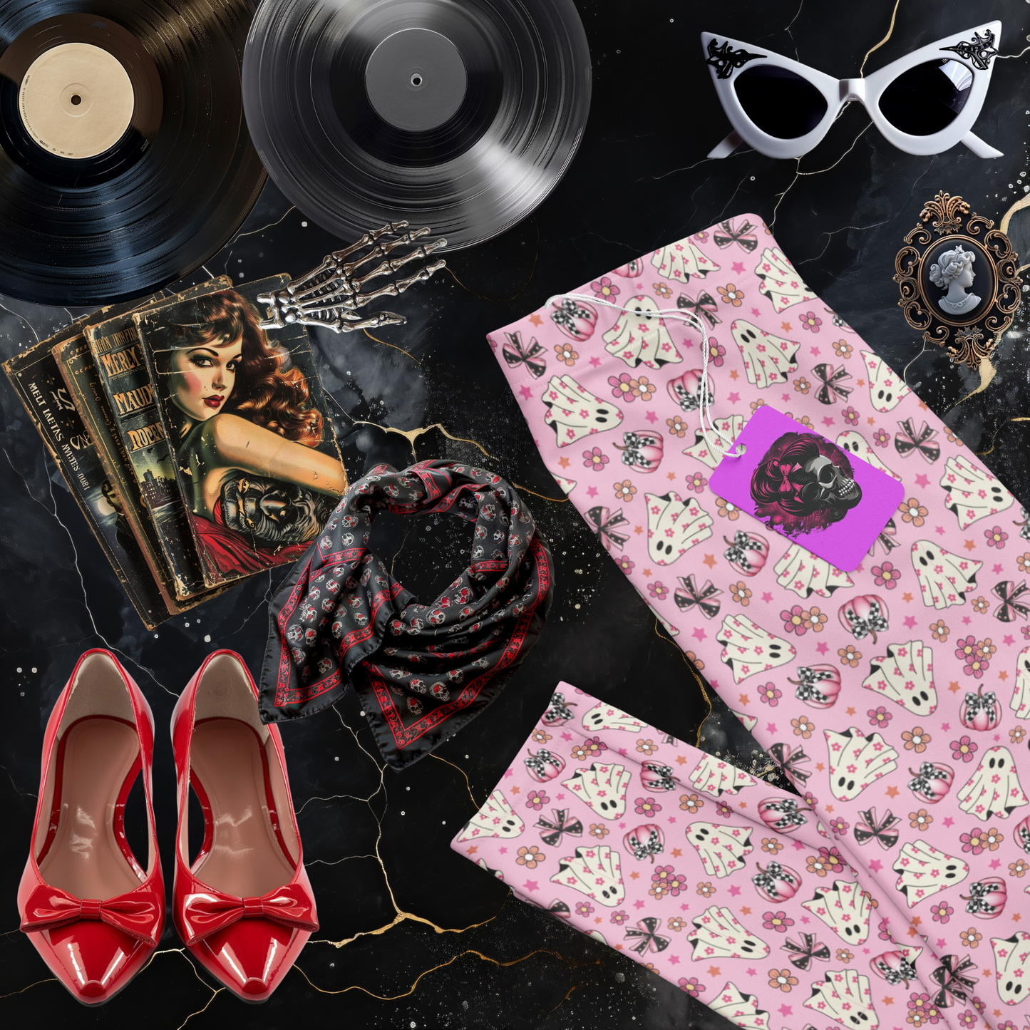 Flirty Phantom Capri Leggings