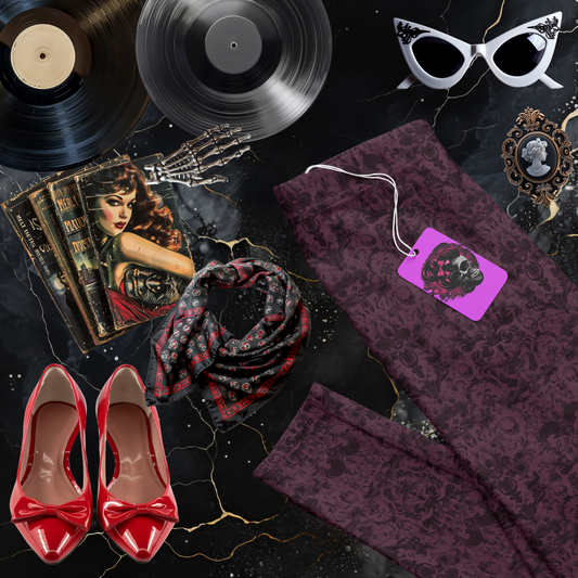 Gothic Lace Capri Leggings