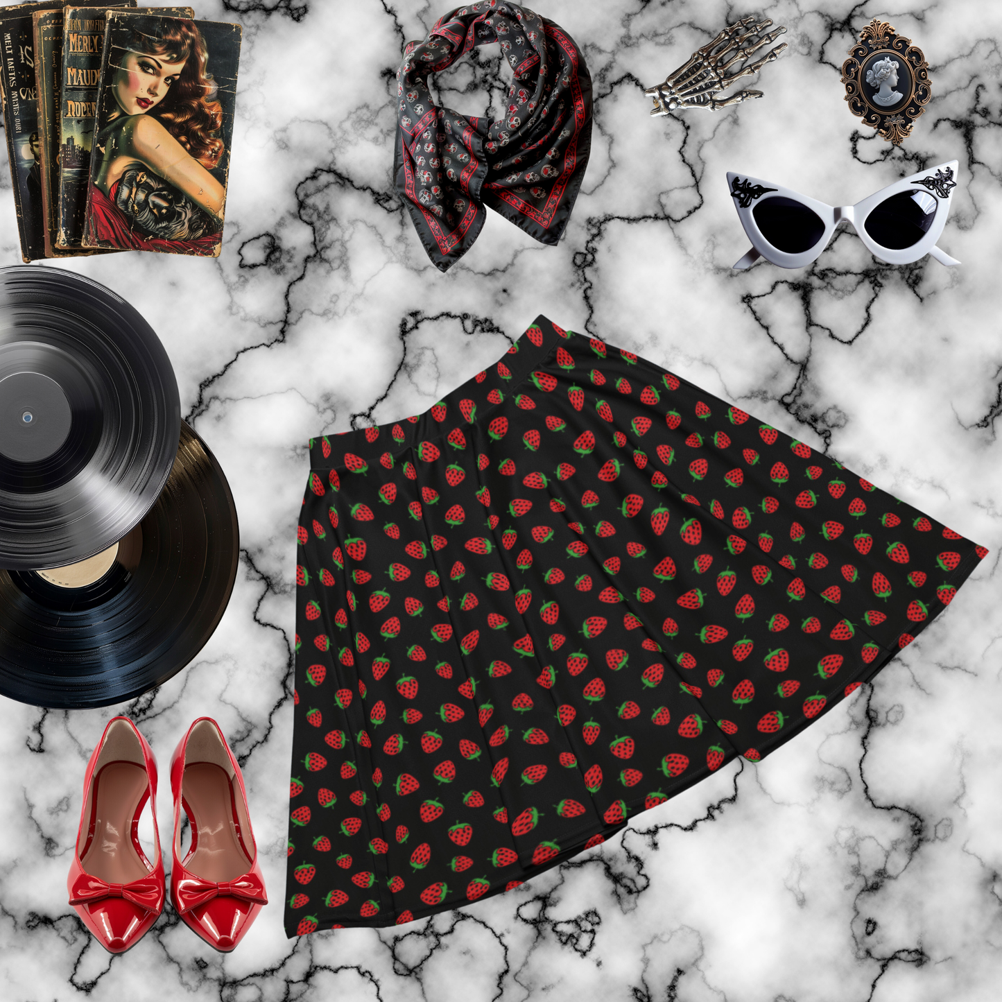 Juicy Jewel Skater Skirt