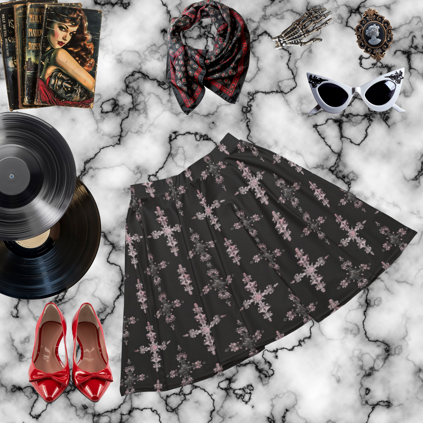 Crossfire Elegance Skater Skirt