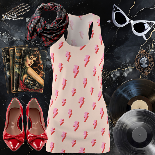 Pink Lightning Racerback Dress