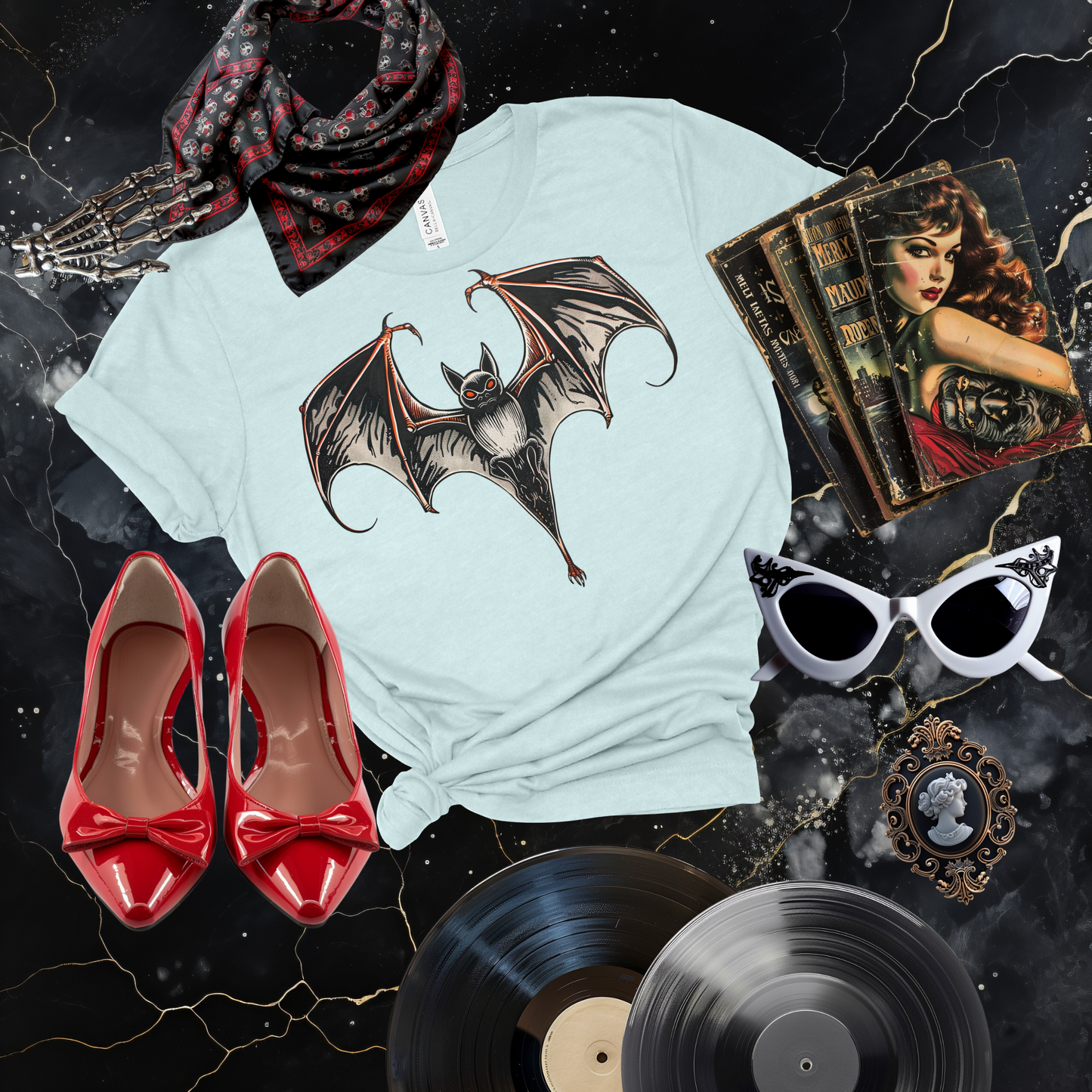 Boldly Batty Front Image T-Shirt