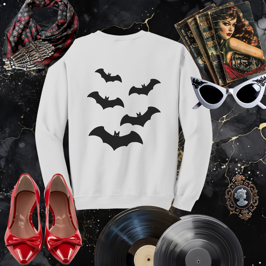 Totally Batty Drop Shoulder Sweatshirt