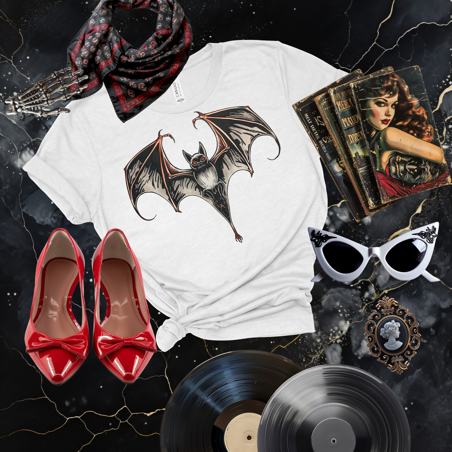 Boldly Batty Front Image T-Shirt