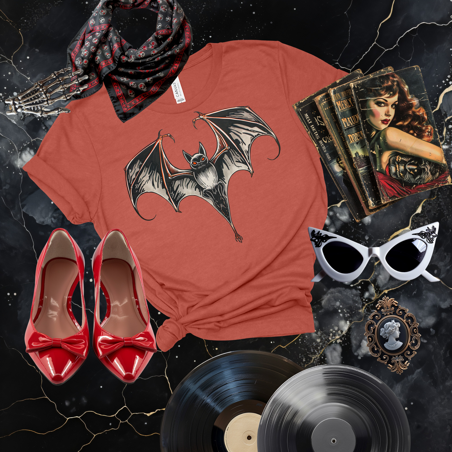 Boldly Batty Front Image T-Shirt