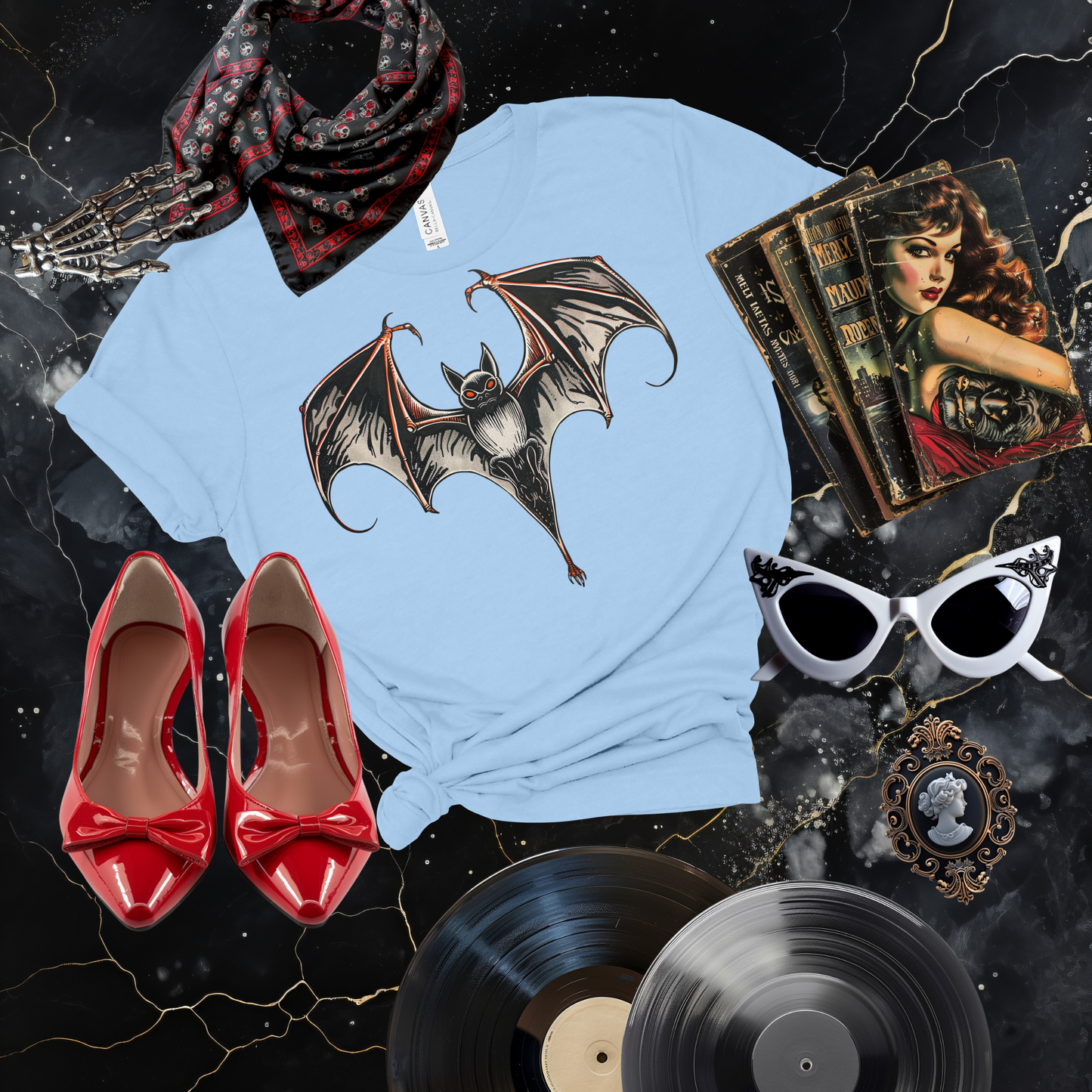 Boldly Batty Front Image T-Shirt